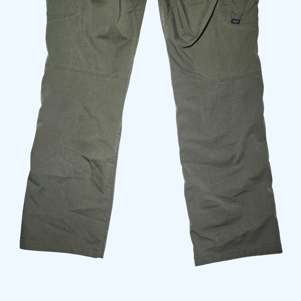 5.11 Tactical Stryke Cargo Pants Olive Green Ripstop Womens 10 Regular Utility - Picture 7 of 10